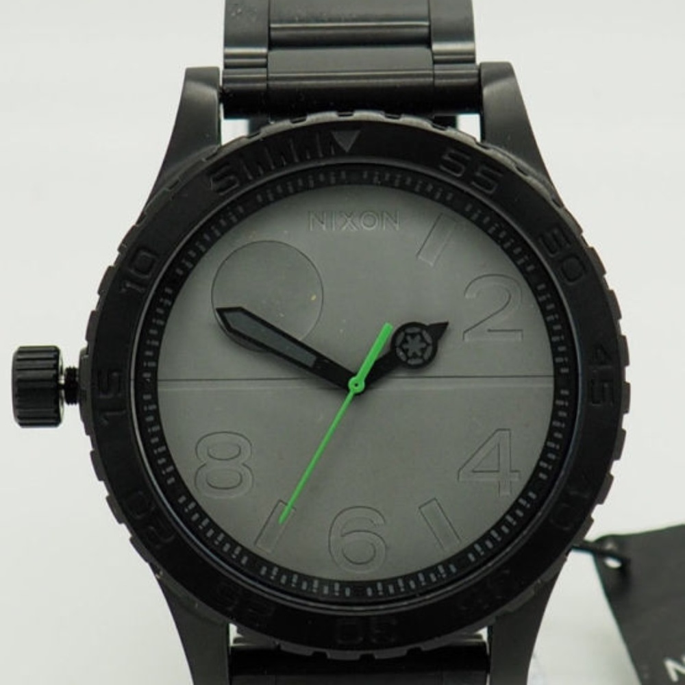 Nixon 51-30 SW Death Star Black Mens Watch